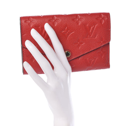 Louis Vuitton Empreinte Compact Curieuse Wallet Cherry 2 of 7