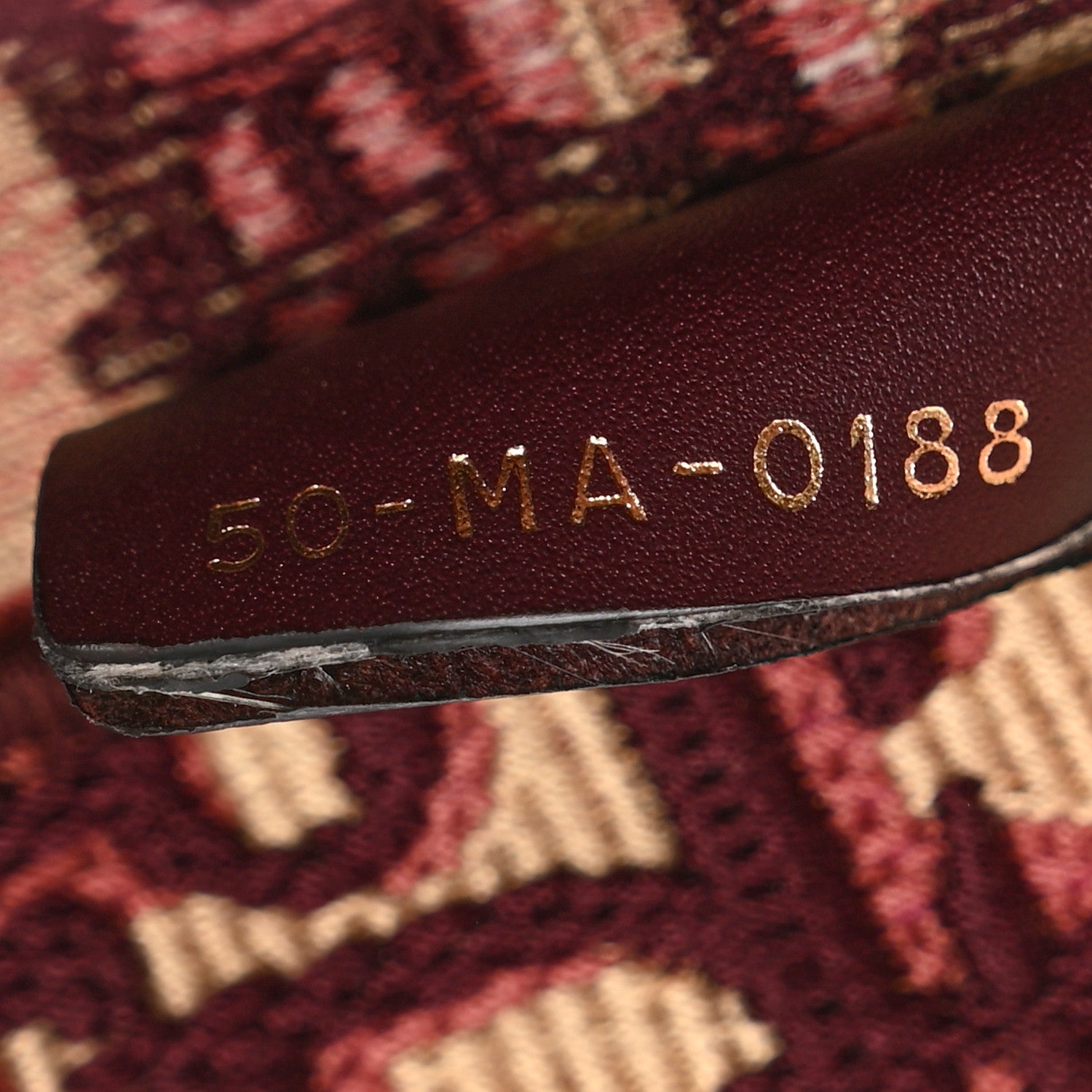 Christian Dior Oblique Large Book Tote Burgundy Multicolor 7 of 11