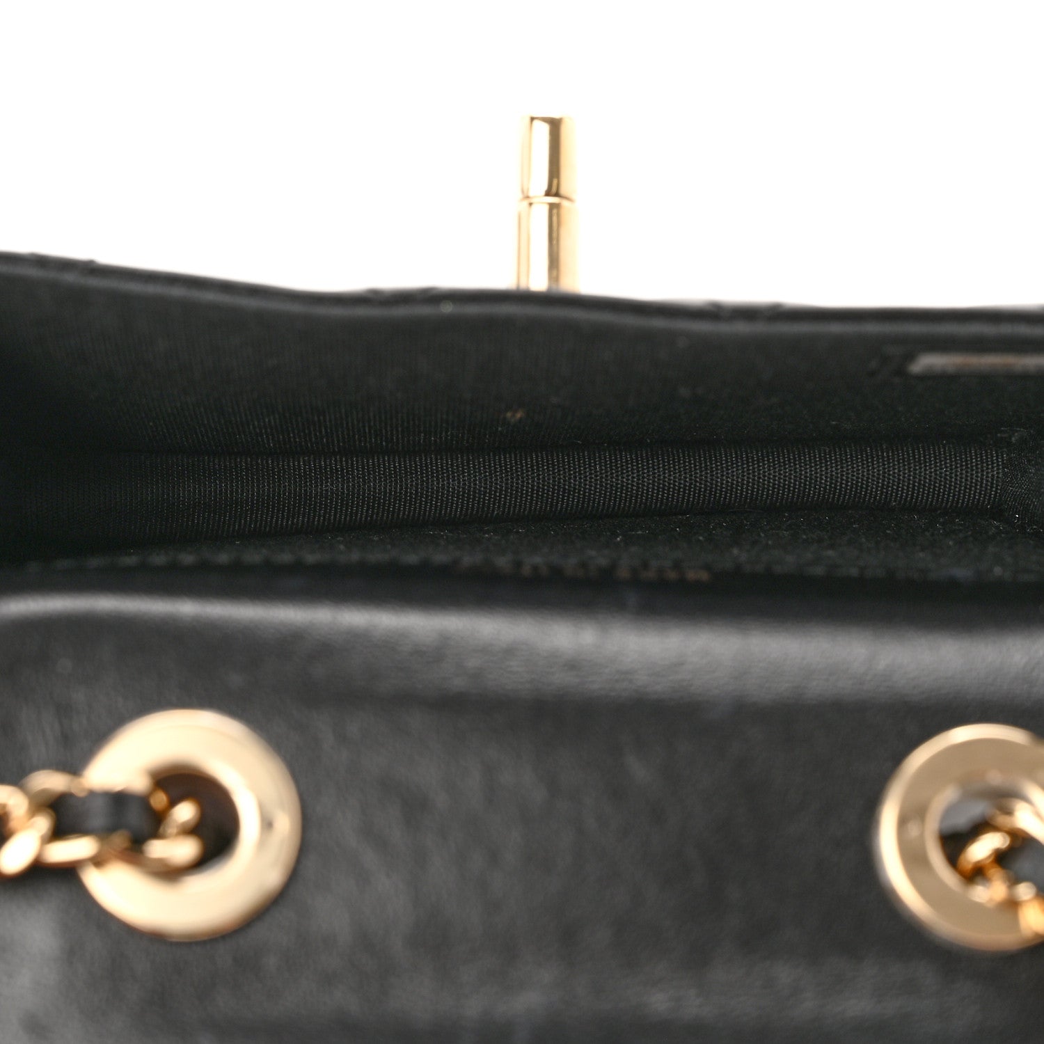 Chanel Lambskin Quilted Trendy CC Card Holder On Chain Black 5 of 11