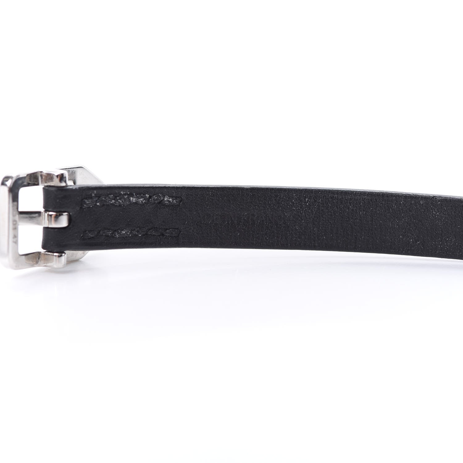 Hermes Swift Paddock Double Tour Bracelet T5 Etain Black 6 of 7