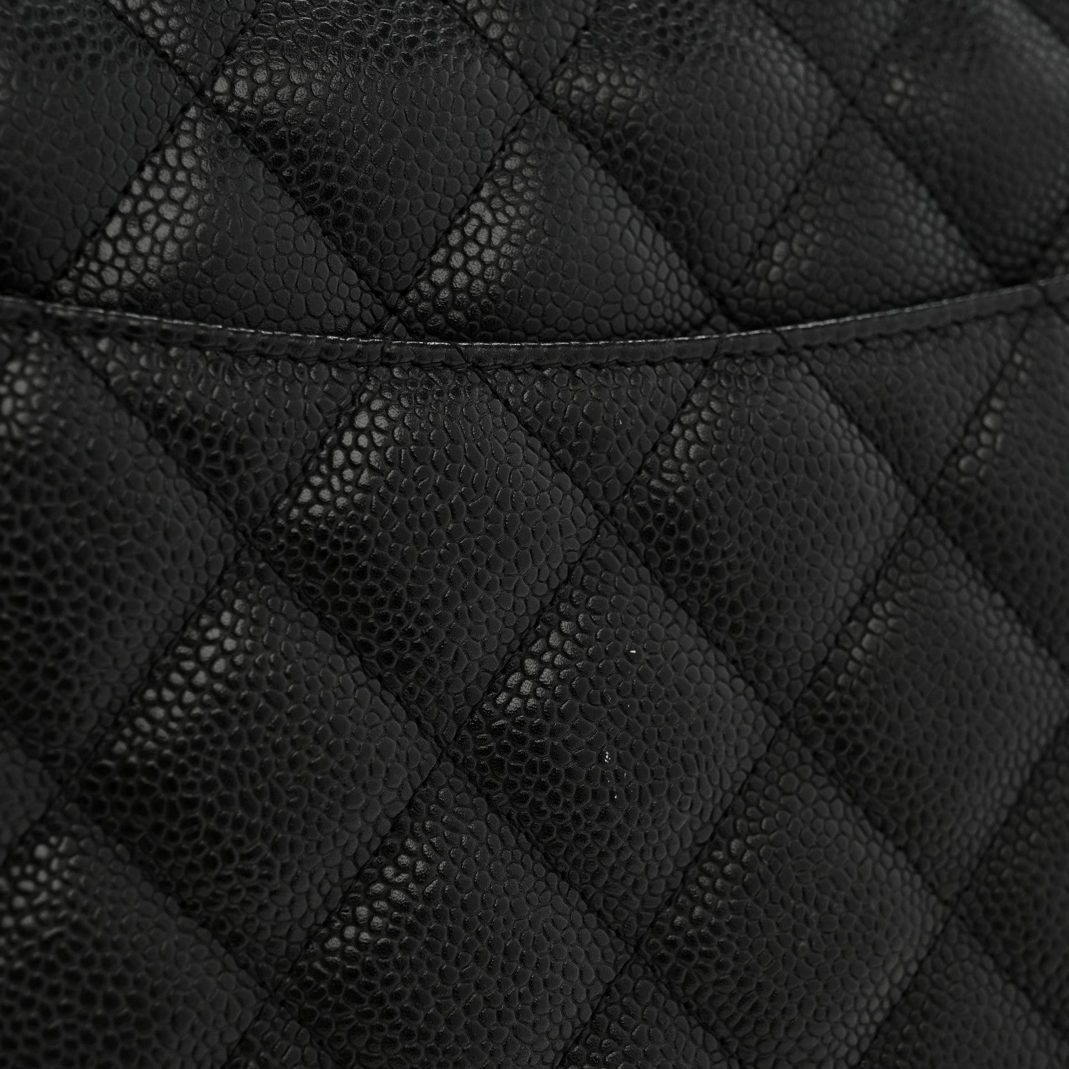Chanel Caviar Quilted Jumbo Double Flap Black Black 13 of 16
