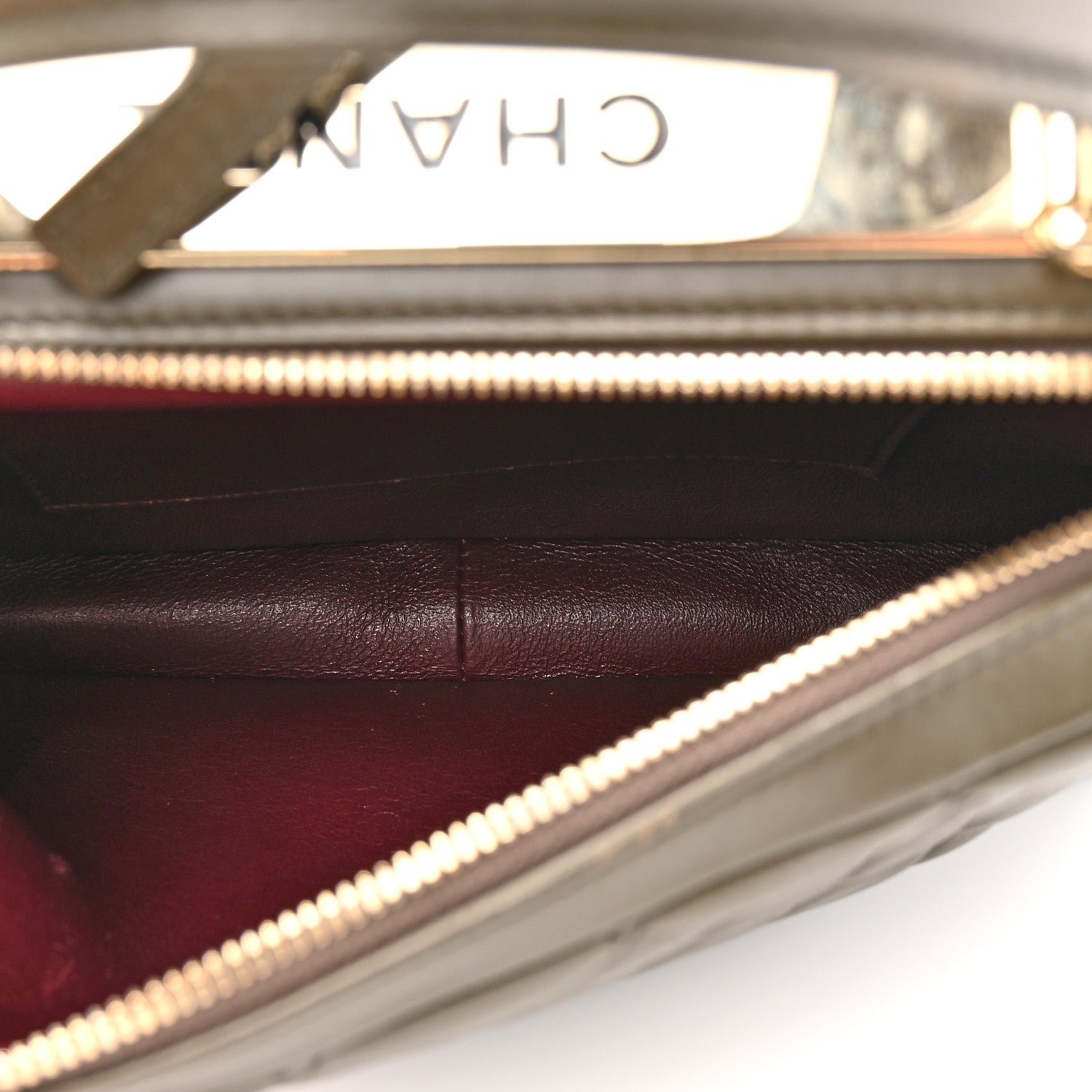 Chanel Lambskin Quilted Medium Trendy CC Bowling Bag Dark Khaki 6 of 13