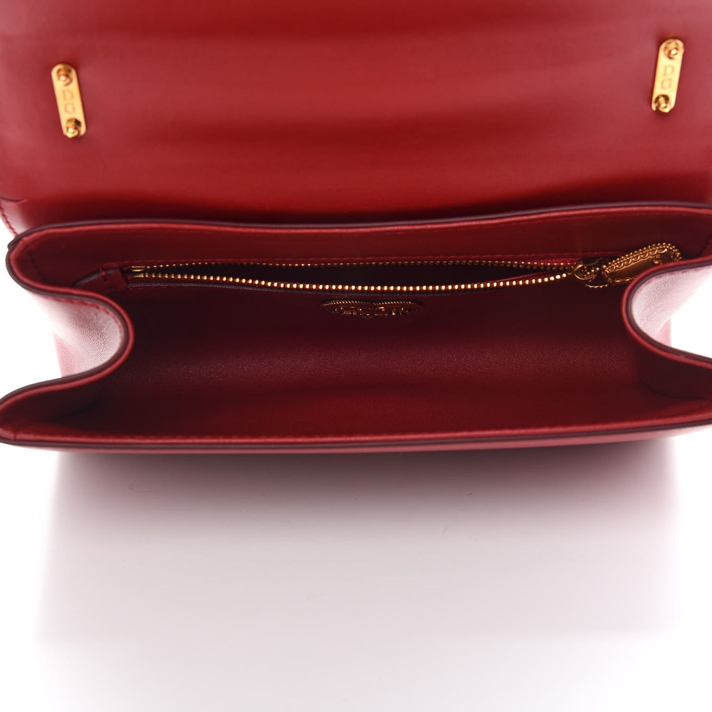 Calfskin Medium Devotion Crossbody Bag Red
