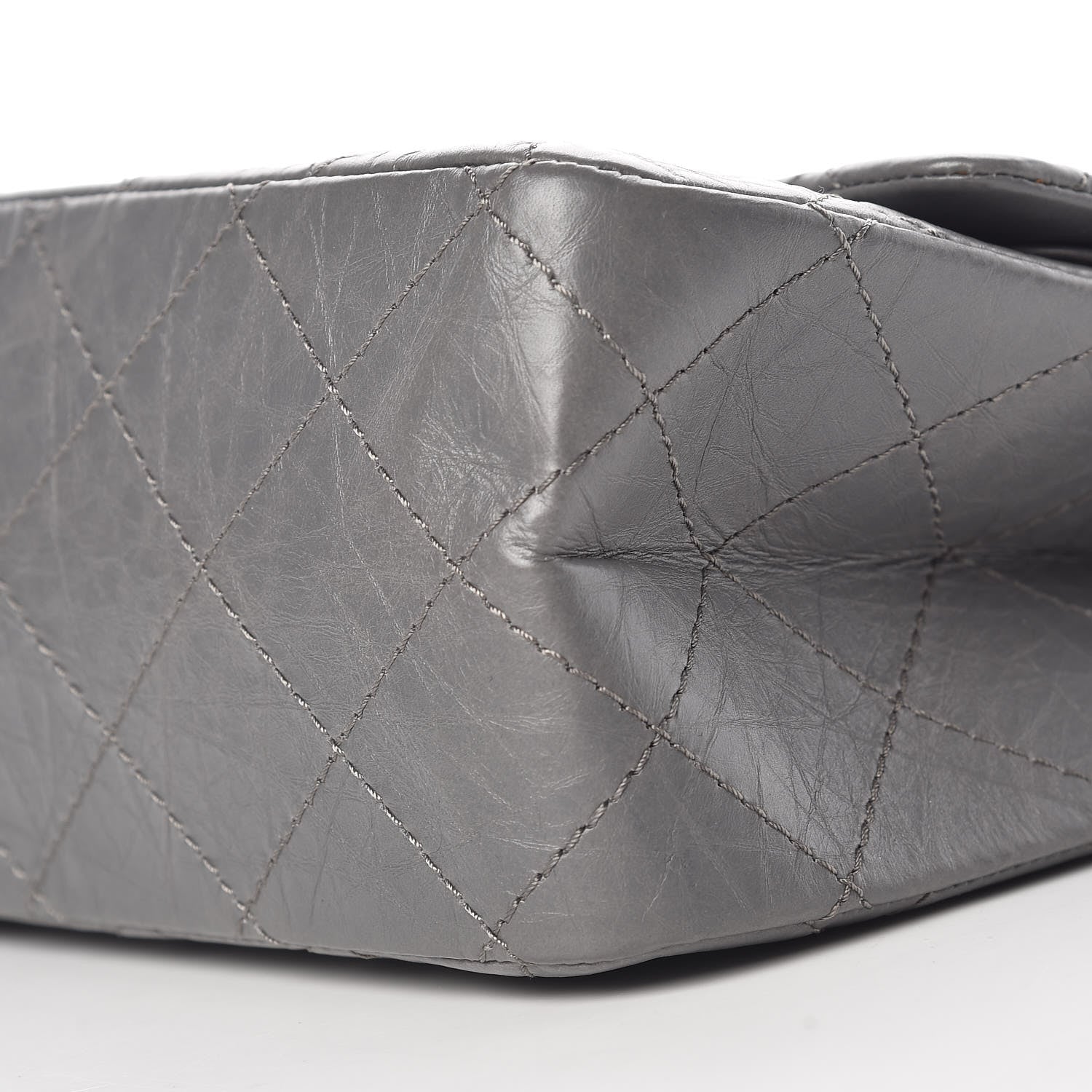 Chanel Aged Calfskin Quilted 2.55 Reissue 227 Flap Grey 9 of 10