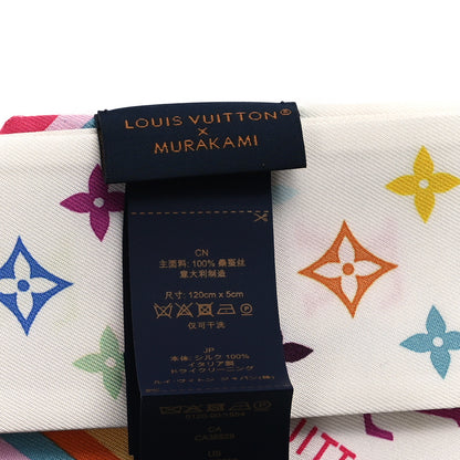 Louis Vuitton LV X TM Silk Monogram Multicolor Bandeau White 3 of 3