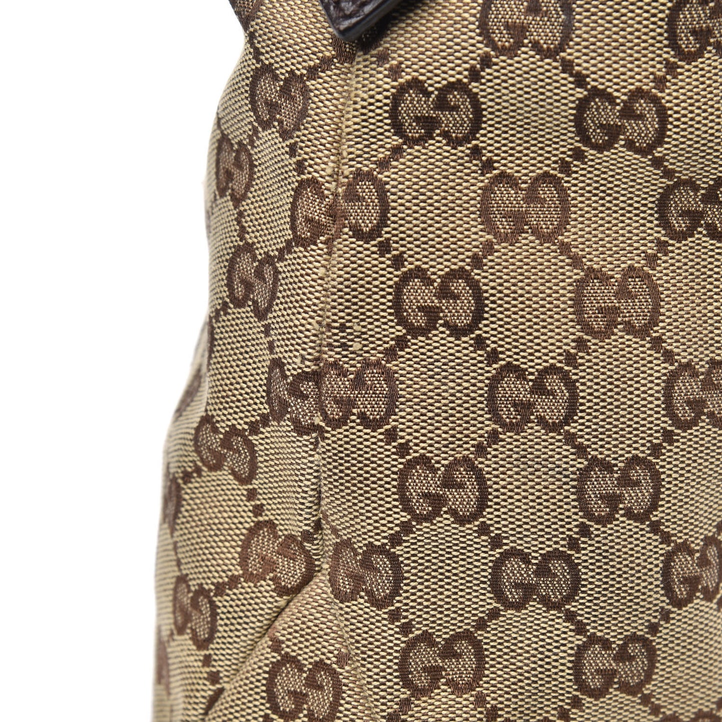 Monogram Medium Horsebit Chain Hobo Dark Brown