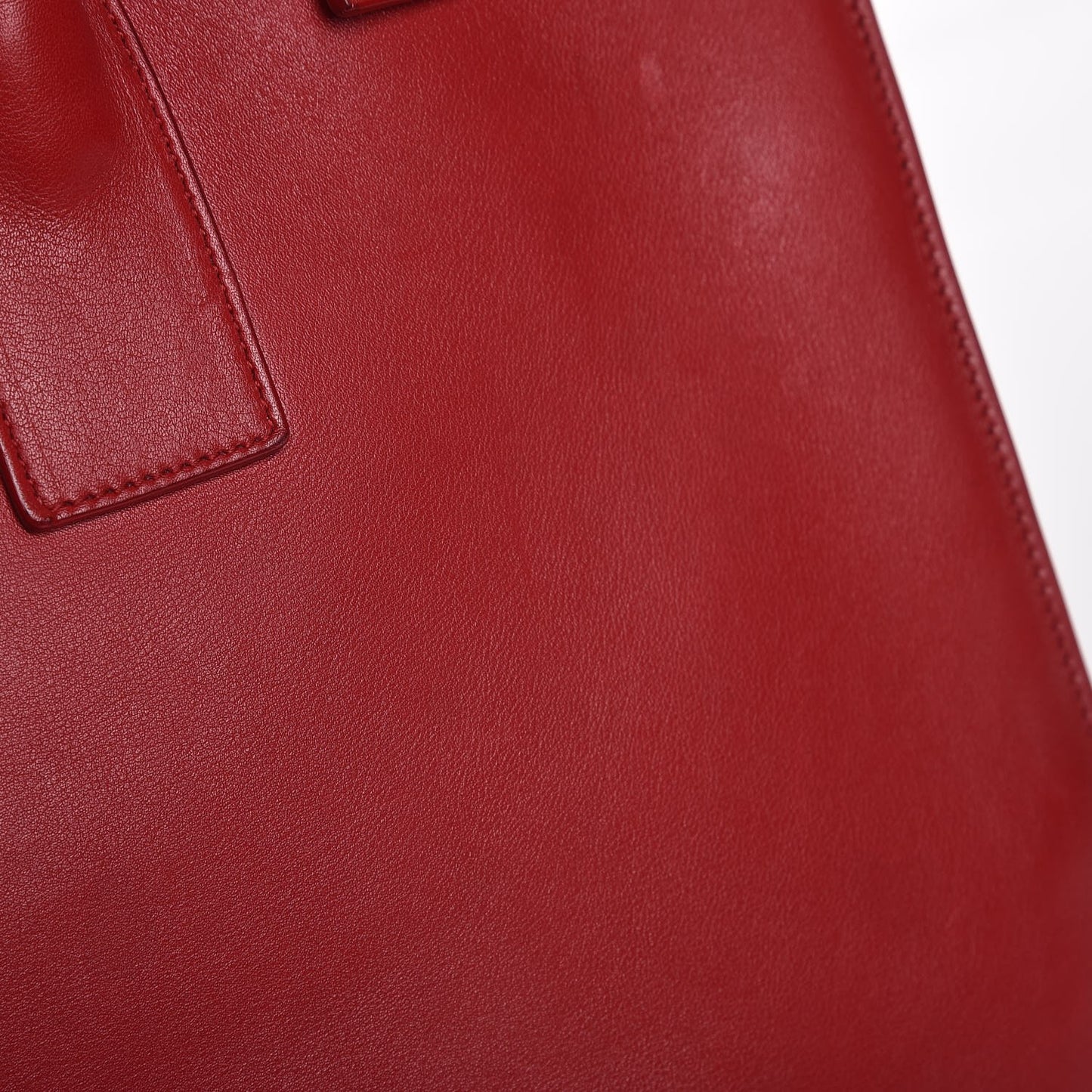 Calfskin Large Sac de Jour Carryall Rouge Orient