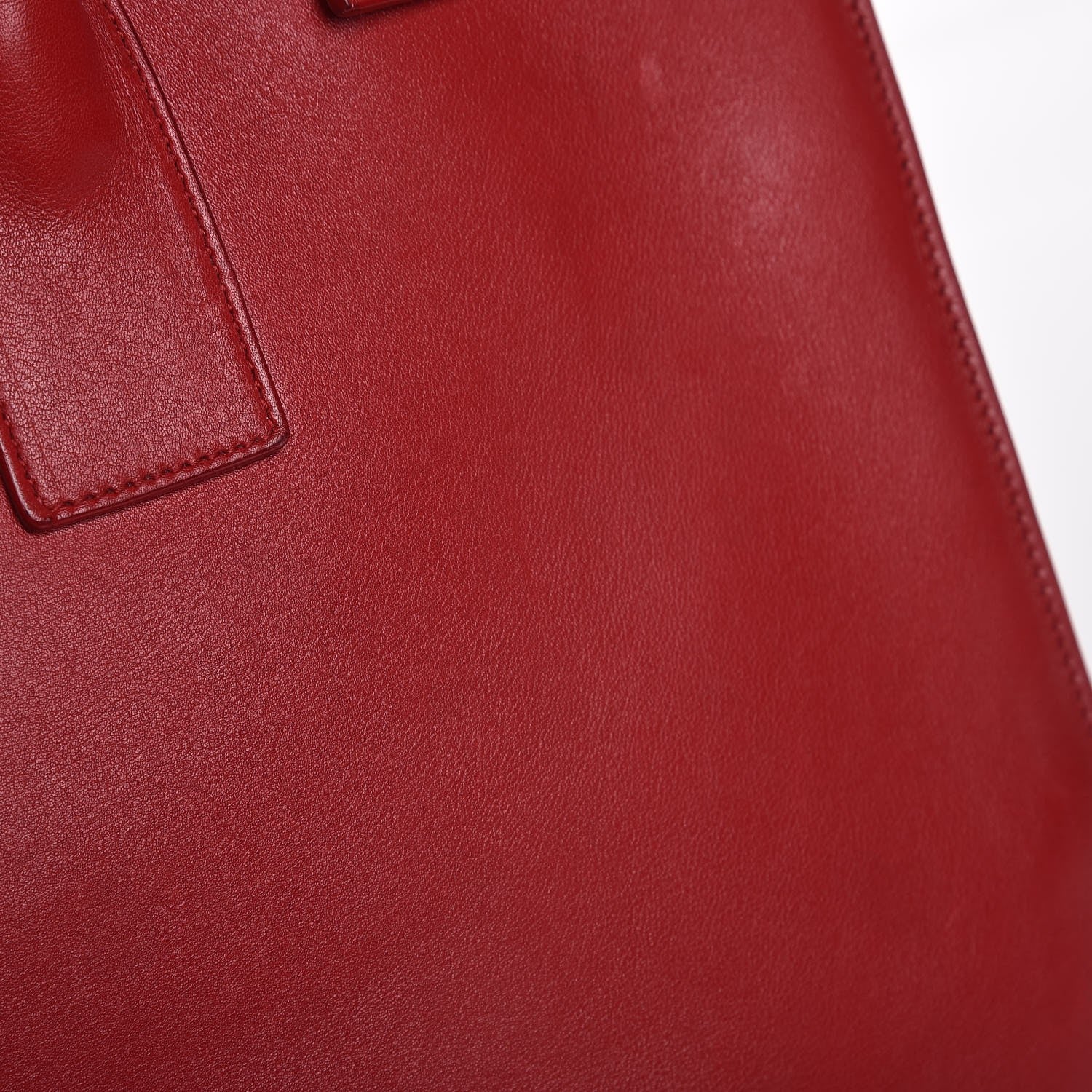 Saint Laurent Calfskin Large Sac de Jour Carryall Rouge Orient 12 of 22