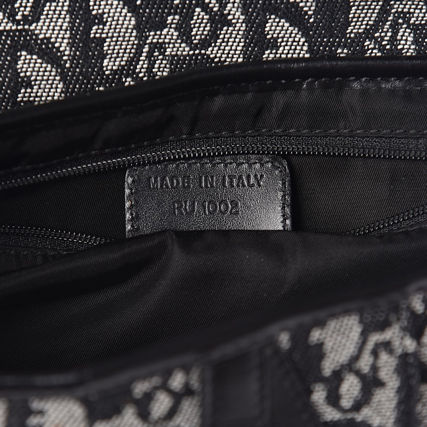 Monogram Saddle Bag Blue