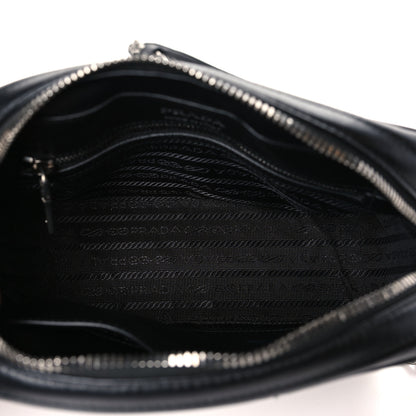 Prada Soft Calfskin Diagramme Camera Bag Black 5 of 9