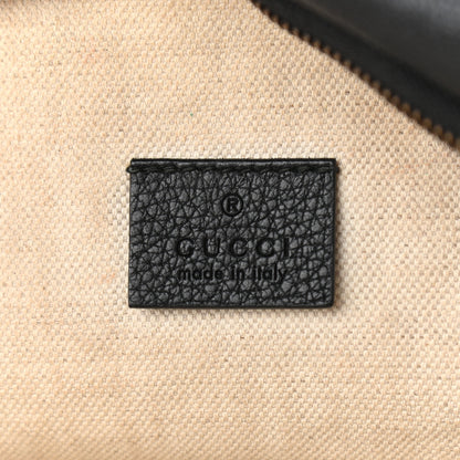 Gucci Grained Calfskin Logo Belt Bag Black 6 of 11