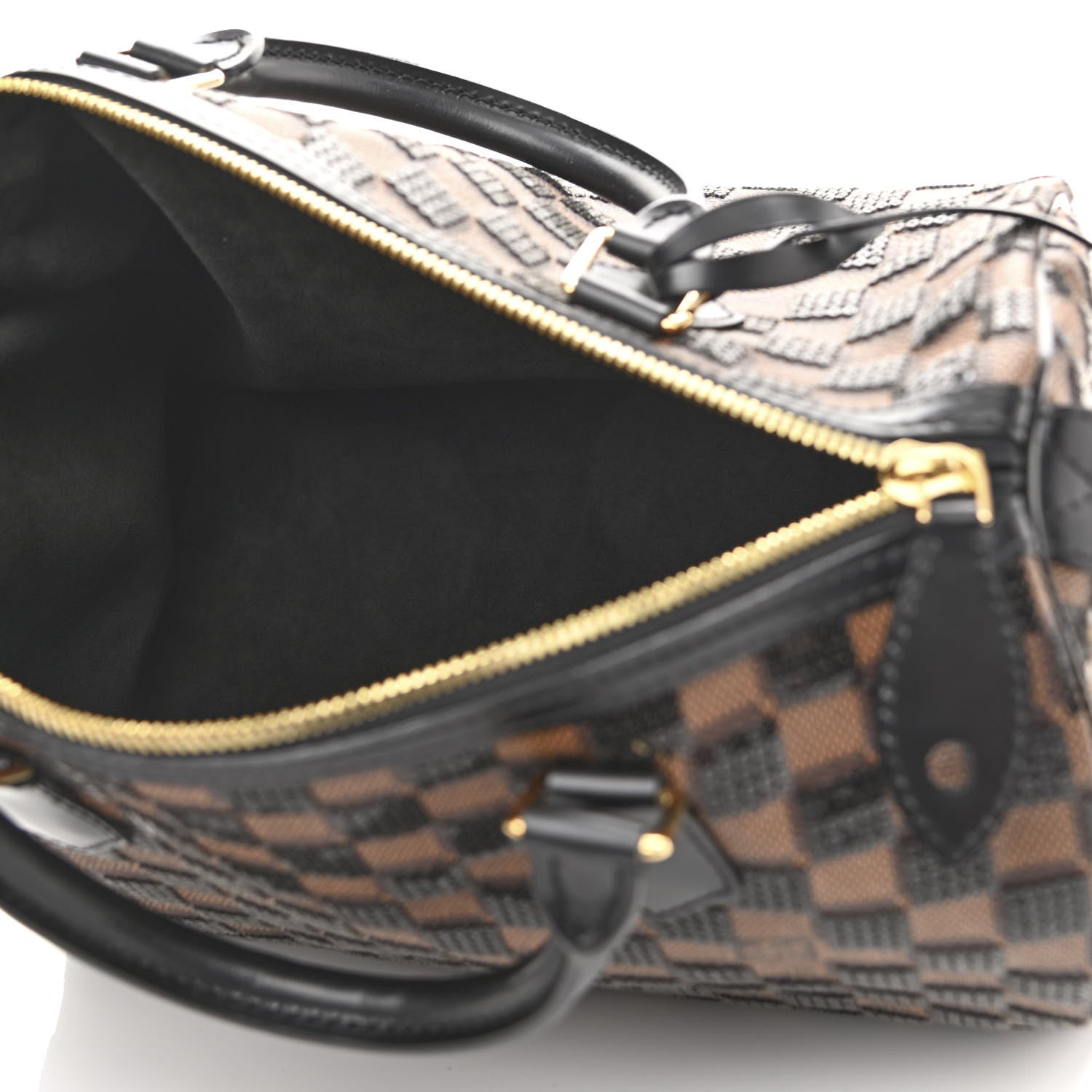 Louis Vuitton Damier Paillettes Speedy 30 Black 5 of 14