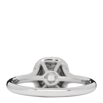 Tiffany Platinum Diamond .15ct Soleste Cushion Cut Double Halo Engagement Ring 52 6 4 of 7