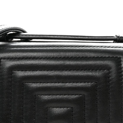 Fendi Shiny Nappa Trapuntata Micro Double Baguette Black 7 of 9