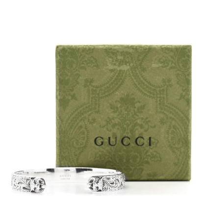 Gucci Sterling Silver Feline Head Bracelet 6 of 6