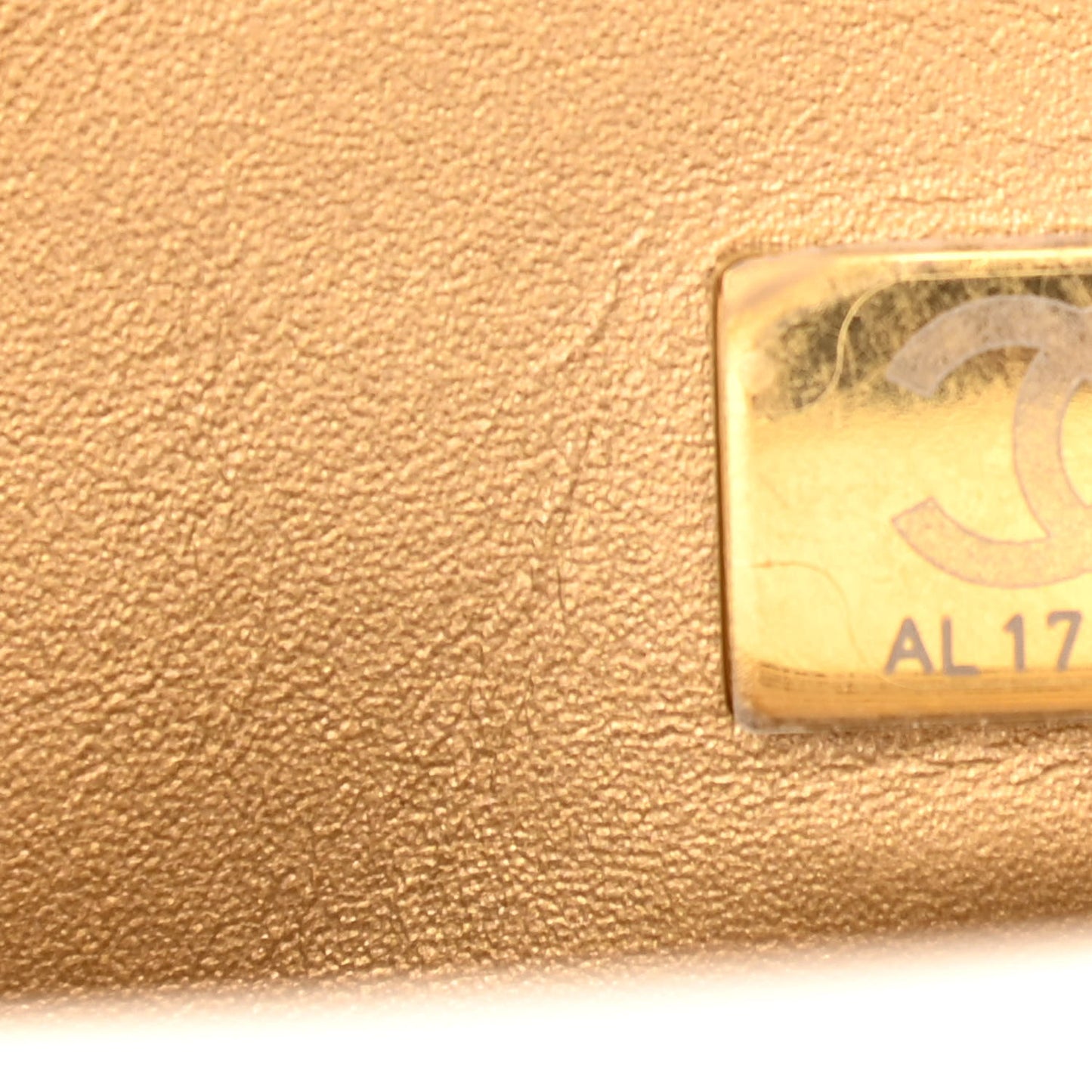 Lambskin Quilted Mini Pearl Crush Flap White