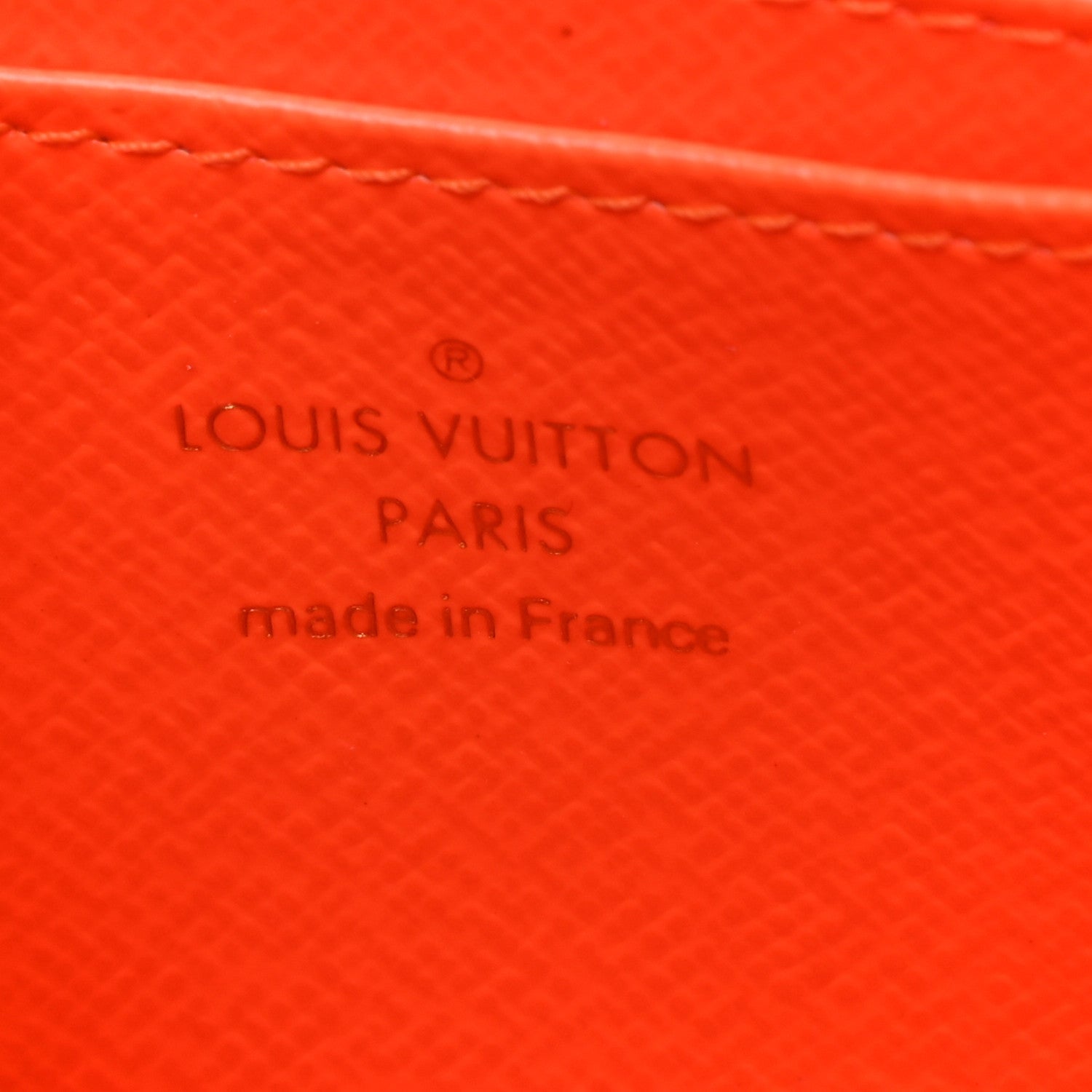 Louis Vuitton Monogram Graffiti Zippy Coin Purse Orange 6 of 8