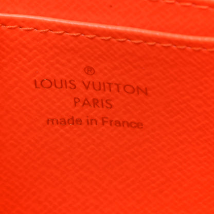 Louis Vuitton Monogram Graffiti Zippy Coin Purse Orange 6 of 8