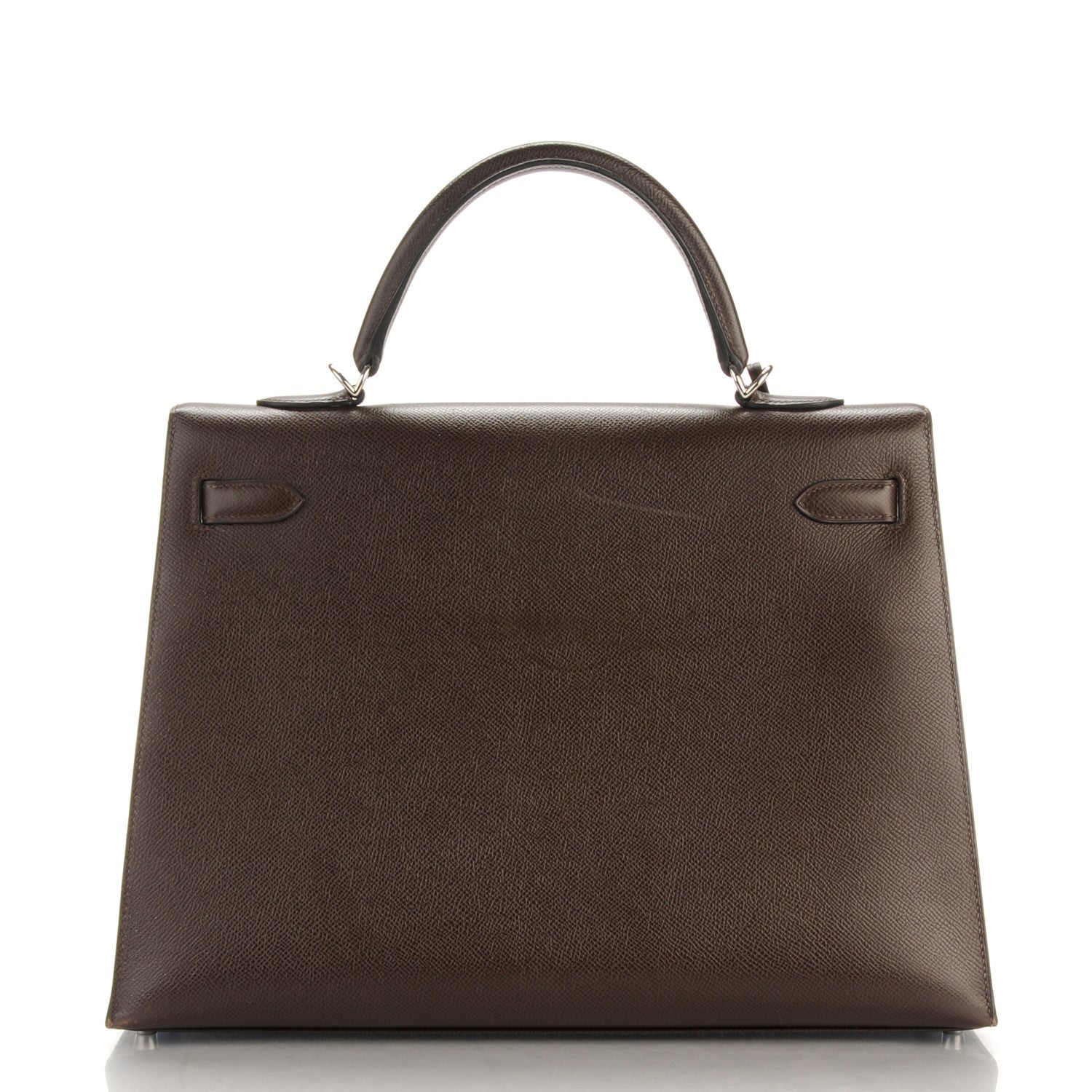Hermes Epsom Kelly Sellier 35 Chocolat 4 of 22