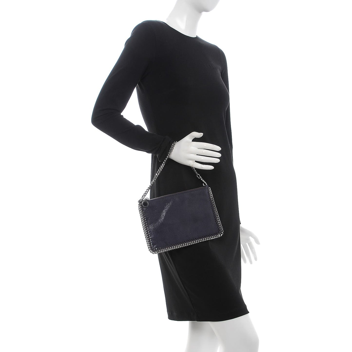 Shaggy Deer Falabella Clutch Purple
