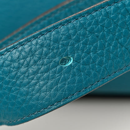 Hermes Taurillon Clemence Jypsiere 31 Bleu Izmir 20 of 21