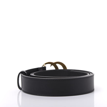Gucci Calfskin Double G 30mm Belt 95 38 Black 2 of 5