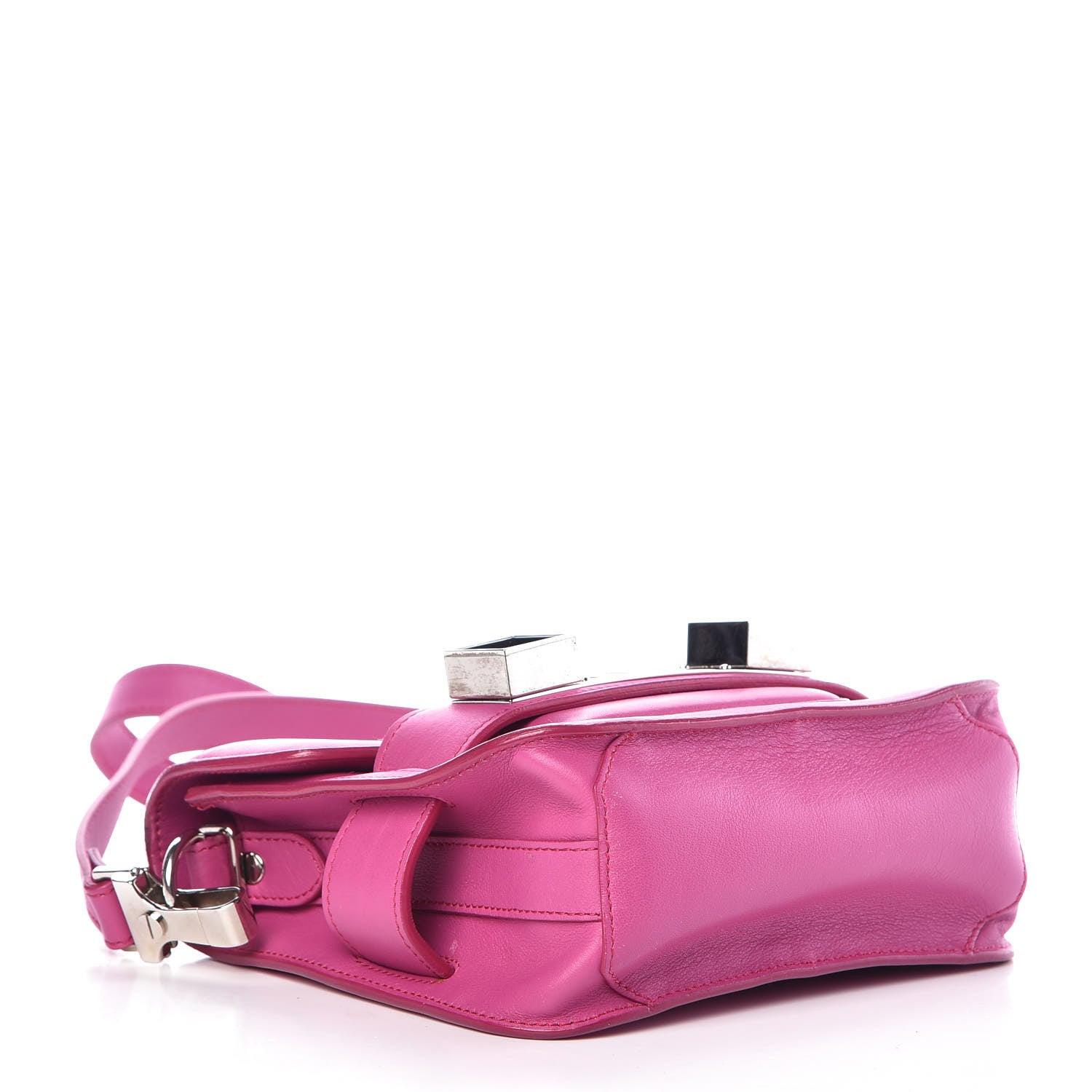 Proenza Schouler Smooth Calfskin Tiny PS11 Classic Shoulder Bag Fuxia 4 of 12
