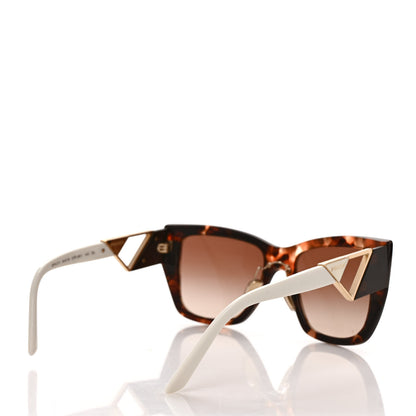 Prada Triangle Sunglasses SPR 21Y Tortoise White 4 of 8