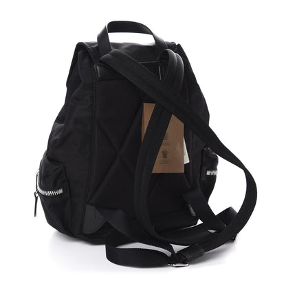 Burberry Nylon Logo Print Medium Rucksack Backpack Black 2 of 8