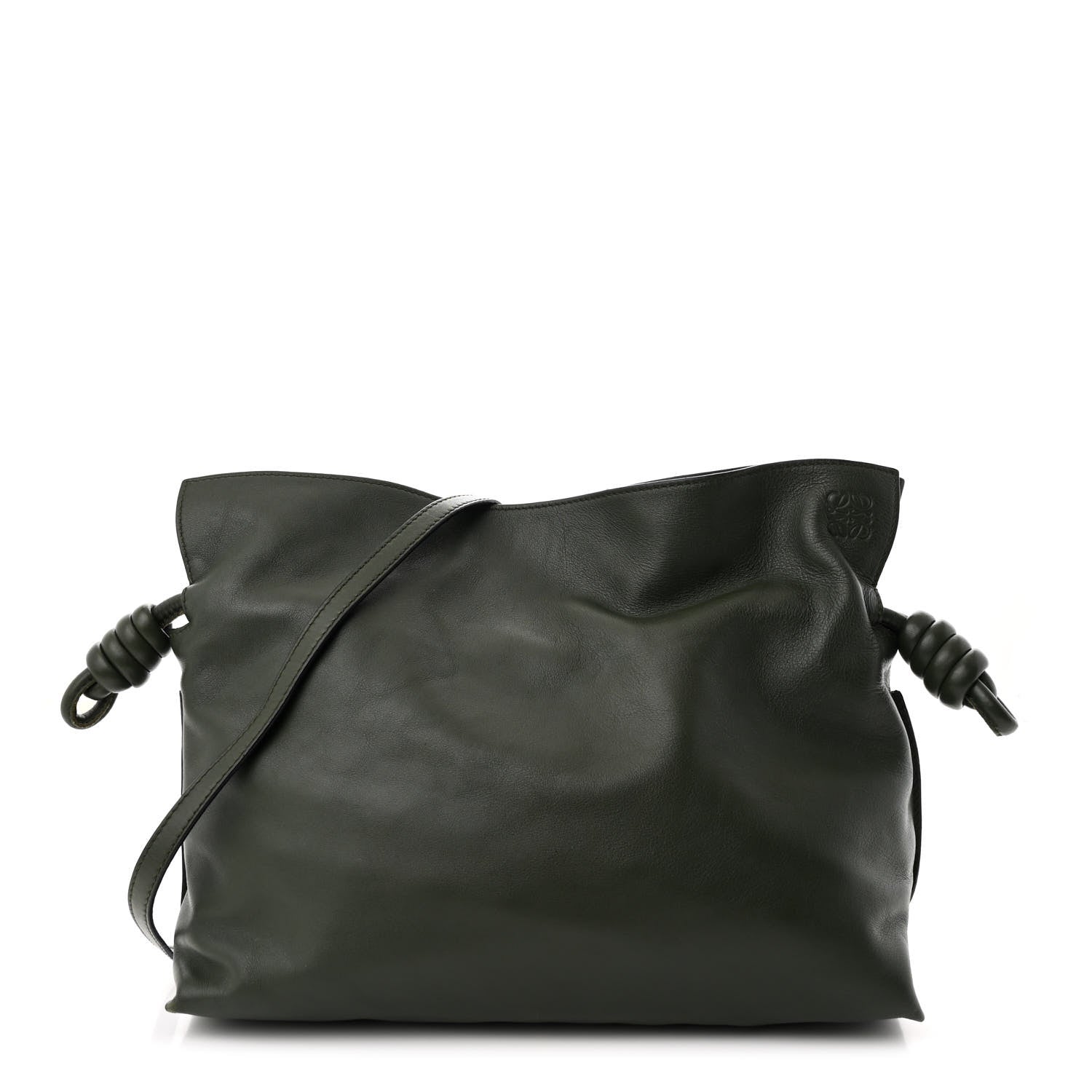 Loewe Nappa Medium Flamenco Knot Bag Vintage Khaki 1 of 13