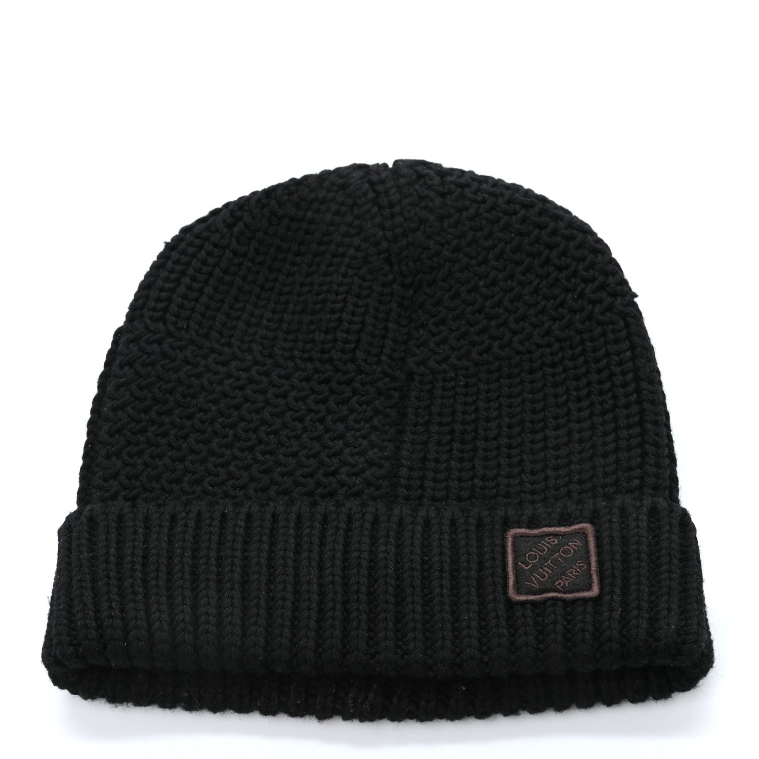 Louis Vuitton Wool Beanie Hat Black 1 of 4