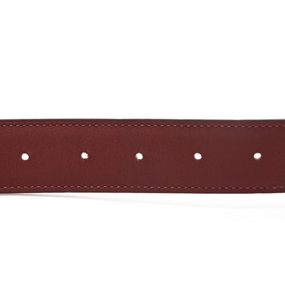 Hermes Swift Epsom 32mm H Belt 90 Rouge H Rouge Casaque 4 of 5