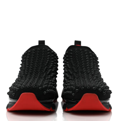 Christian Louboutin Neoprene Spike Sock Donna Flat Sneakers 40 Black 2 of 7