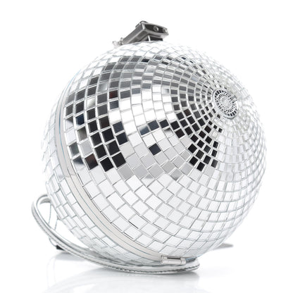 Dolce & Gabbana Crystal Embellished Disco Ball Secret and Diamonds Clutch Bag Silver 3 of 7