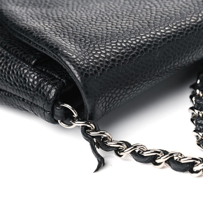 Chanel Caviar Half Moon Wallet On Chain WOC Black 7 of 7
