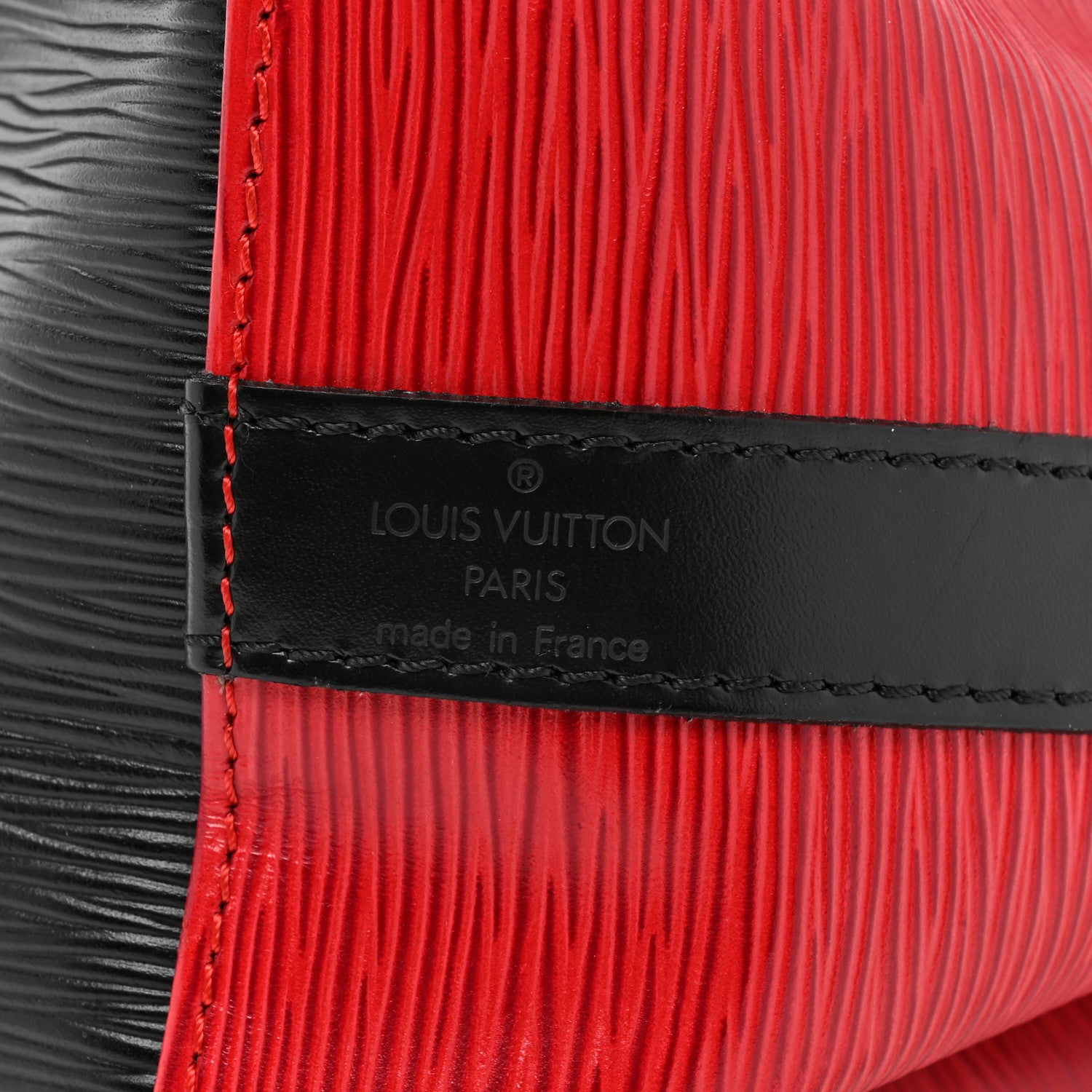 Louis Vuitton Epi Petit Noe Red Black 6 of 15