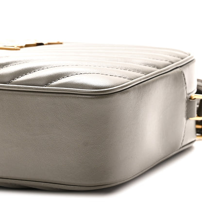 Saint Laurent Calfskin Matelasse Monogram Lou Camera Bag Dusty Grey 10 of 10