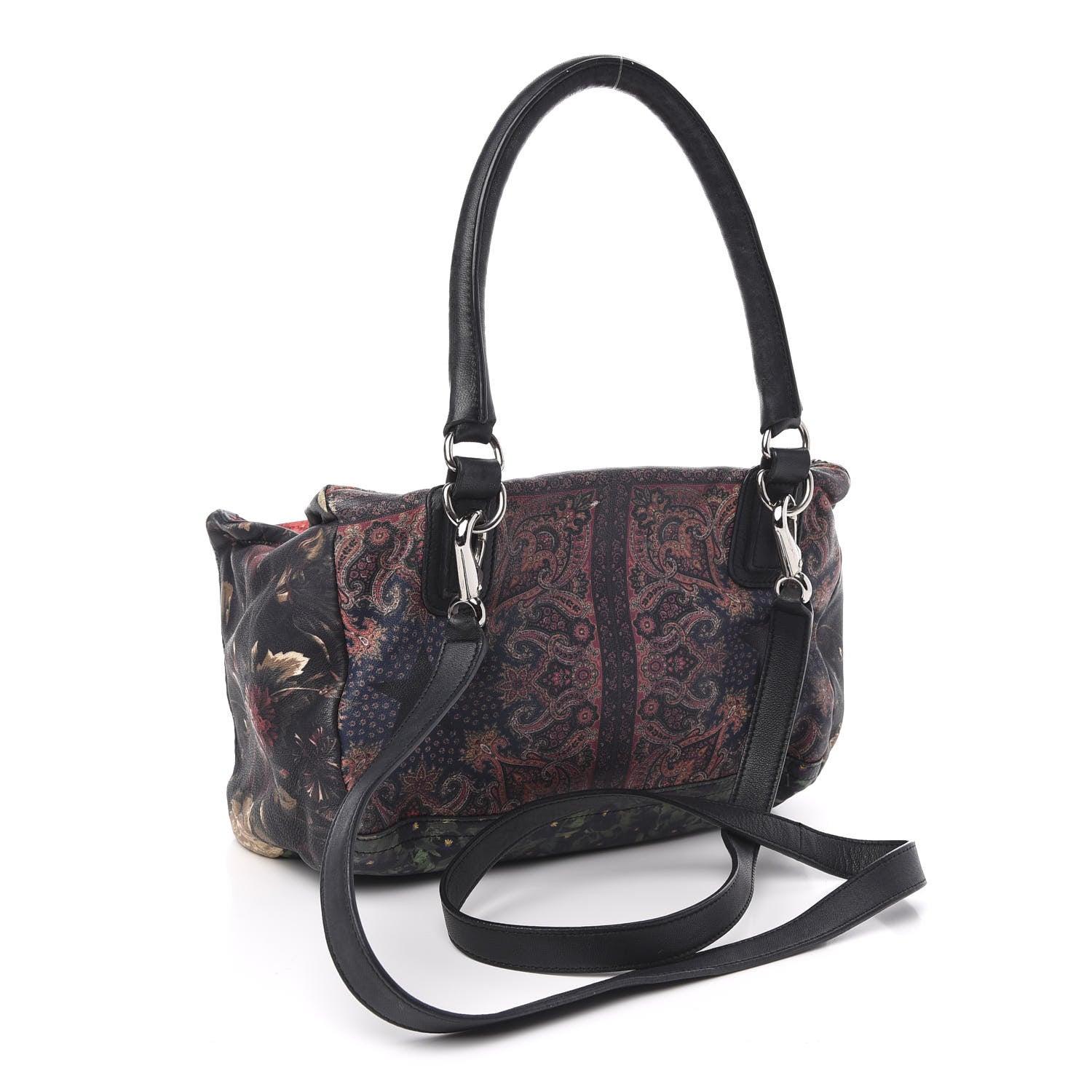 Givenchy Rubber Effect Floral Print Small Pandora Black Multicolor 3 of 10