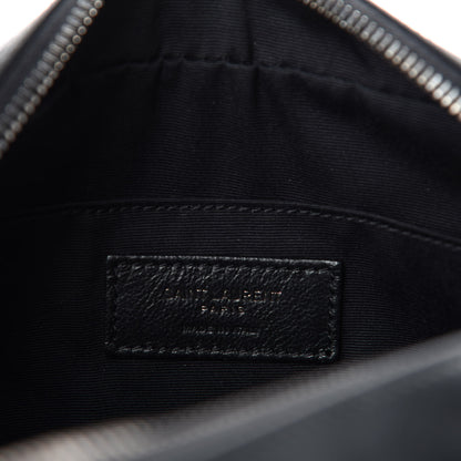 Saint Laurent Calfskin Matelasse Monogram Lou Camera Bag Black 8 of 10