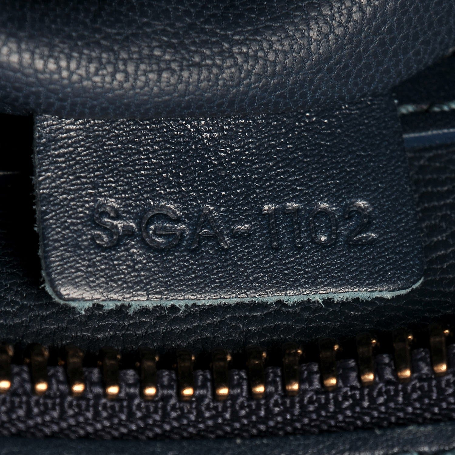 Celine Drummed Calfskin Mini Luggage Orage 9 of 21