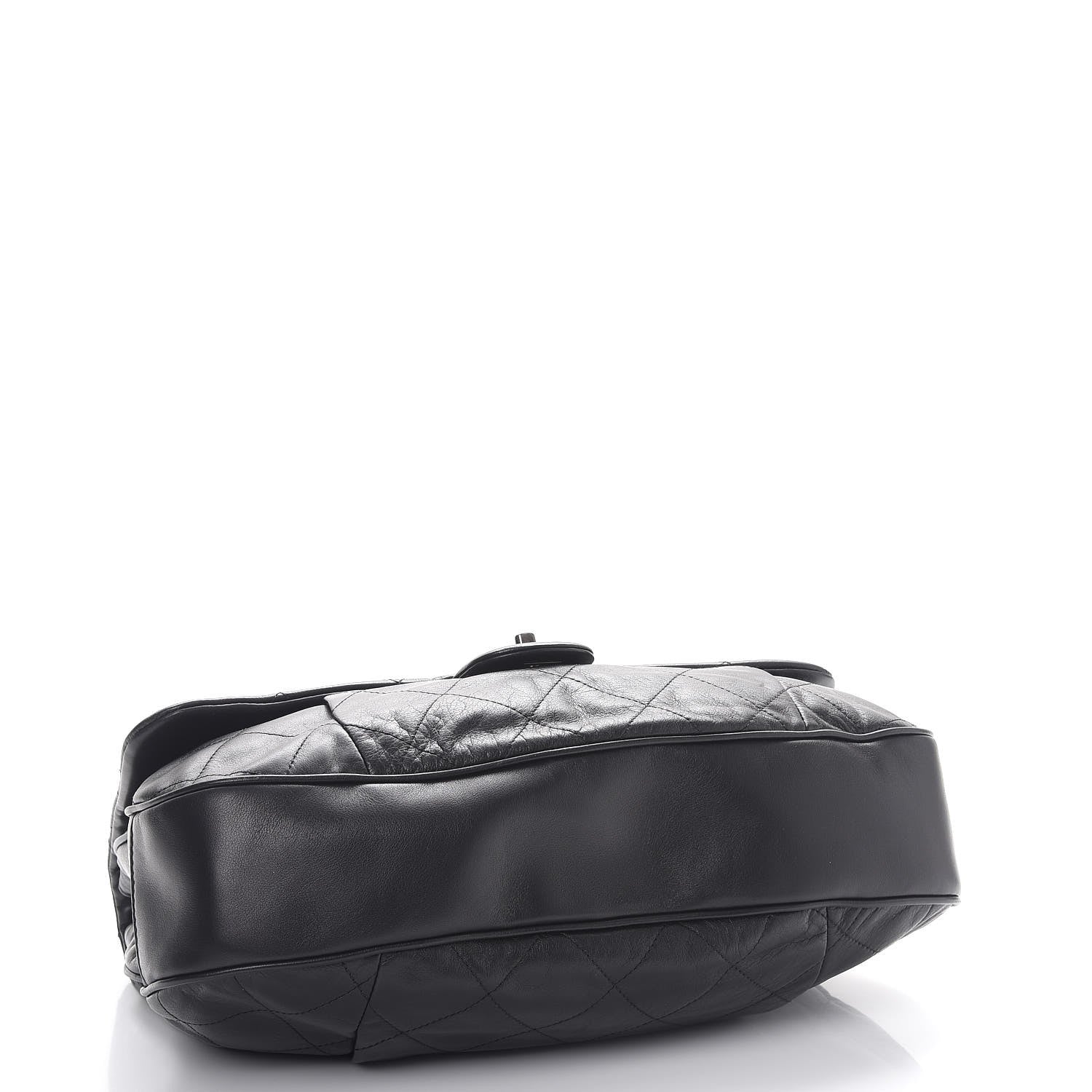Chanel Calfskin Coco Pleats Flap Black 4 of 10