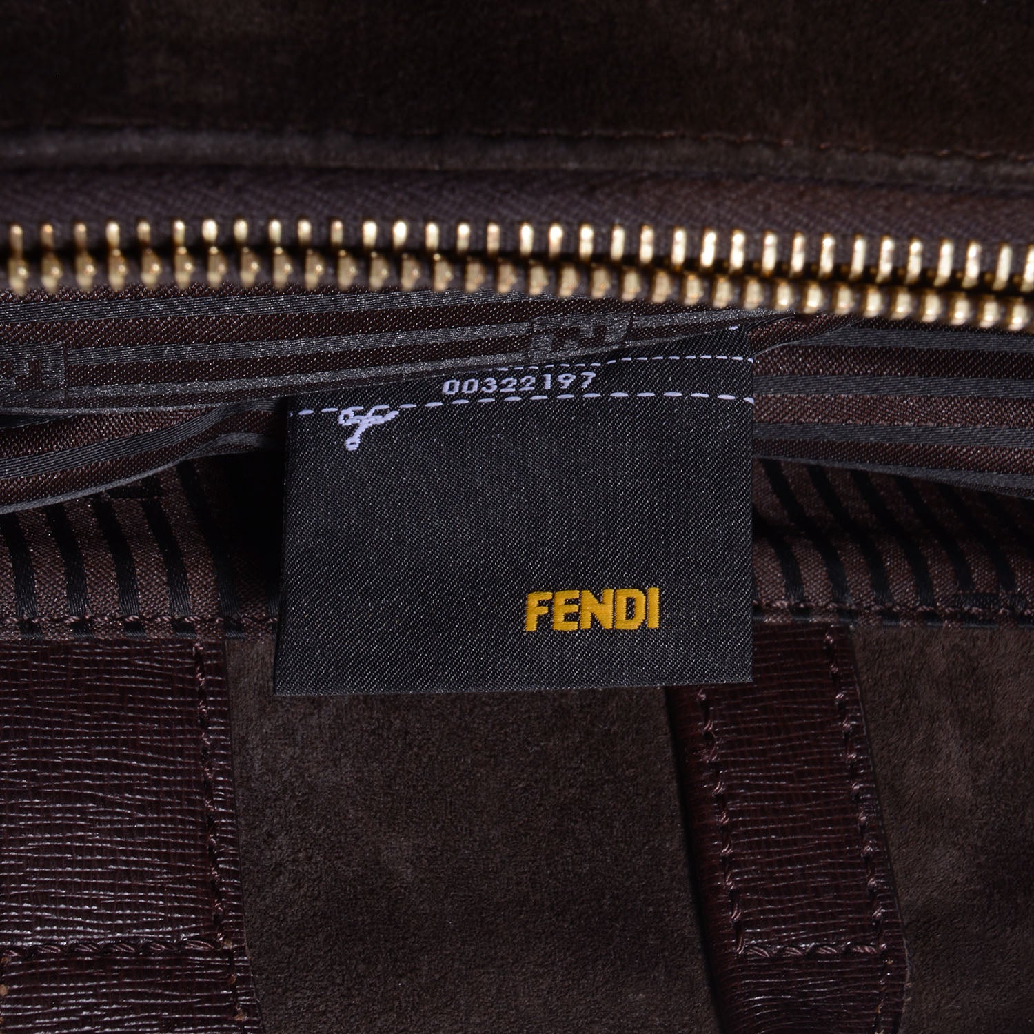 Fendi Vitello Elite Flamingo Regular 2Jours Tote Moro Marrone Nocciola 10 of 13