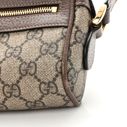 Gucci GG Supreme Monogram Web Mini Ophidia Shoulder Bag Brown 12 of 14