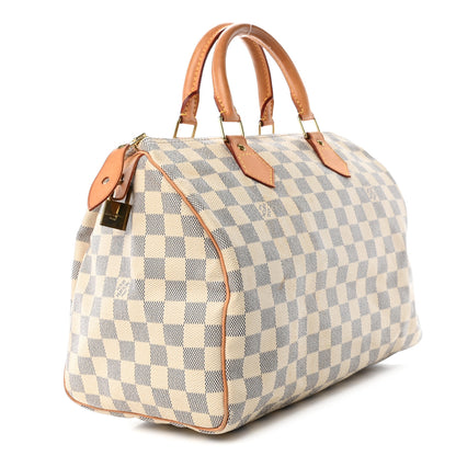 Louis Vuitton Damier Azur Speedy 30 2 of 5