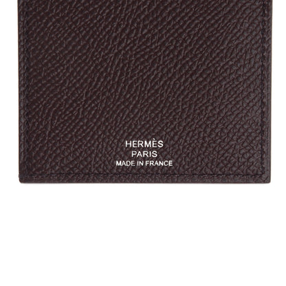 Hermes Epsom Chevre Mysore Les Petits Chevaux Card Holder Rouge Sellier Caramel Pink Rose Sakura 6 of 8