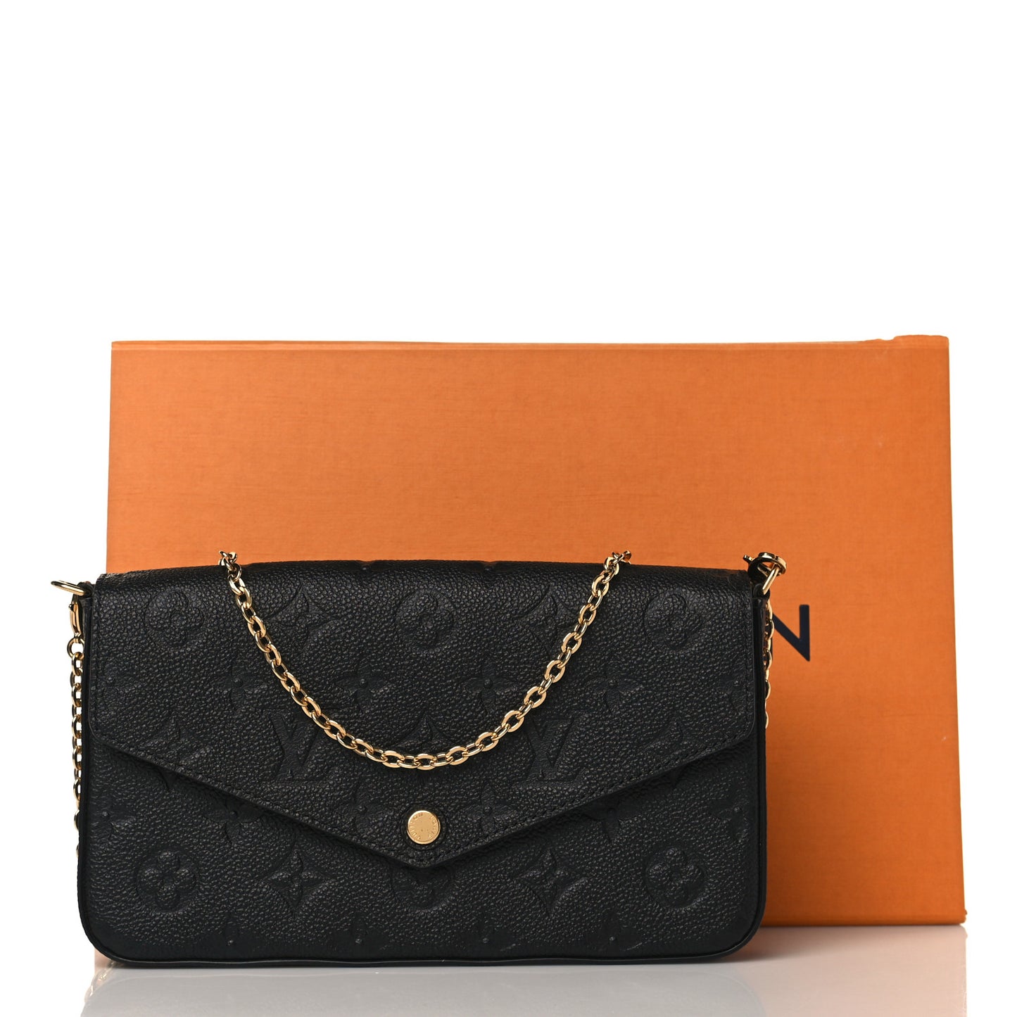 Empreinte Pochette Felicie Chain Wallet Black