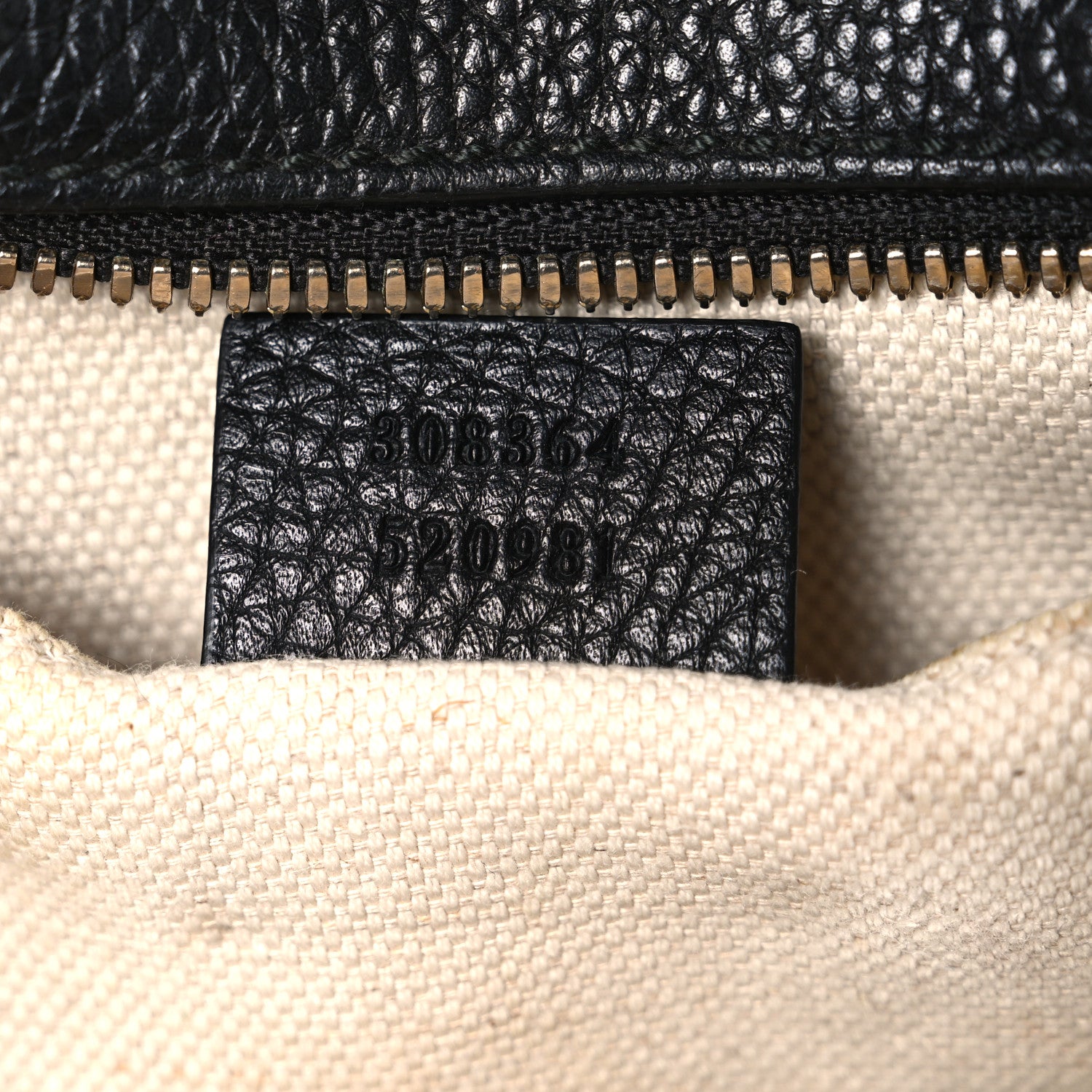 Gucci Pebbled Calfskin Small Soho Disco Bag Black 7 of 12