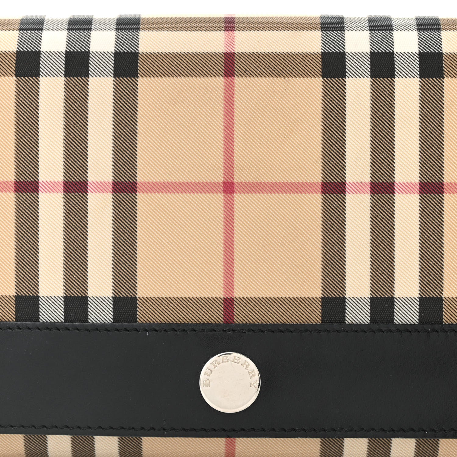 Burberry House Check Flap Shoulder Bag Black 8 of 14