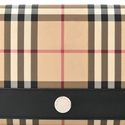 Burberry House Check Flap Shoulder Bag Black 8 of 14