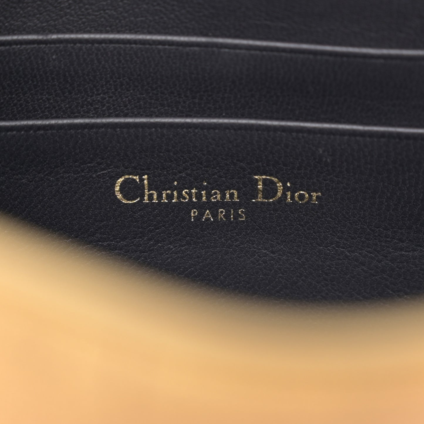 Metallic Calfskin Chain Crossbody Flap Gold